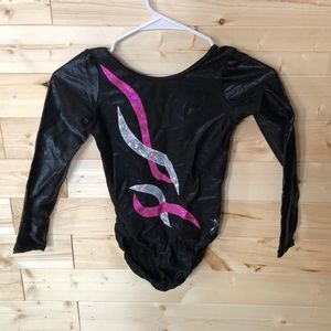 Girls Dance Leotards Size L Long Sleeve